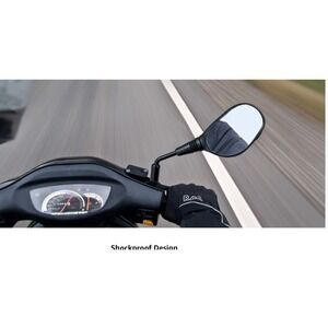 Kemimoto X0024SA4CL Bike UTV Motorcycle Snowmobile ATV‎ 2 Mirrors NEW FTVM1040BK